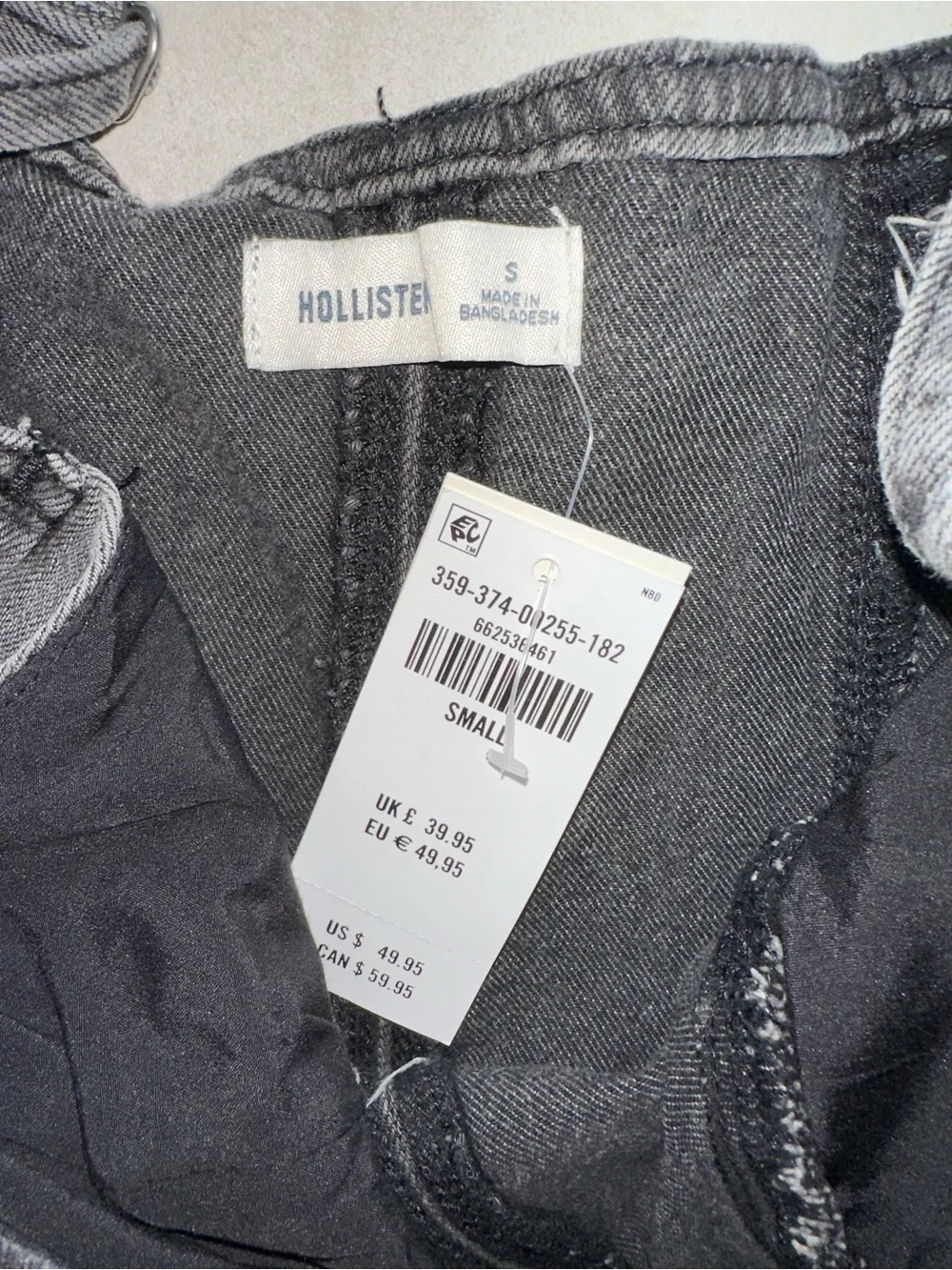 Hollister grey denim Dress